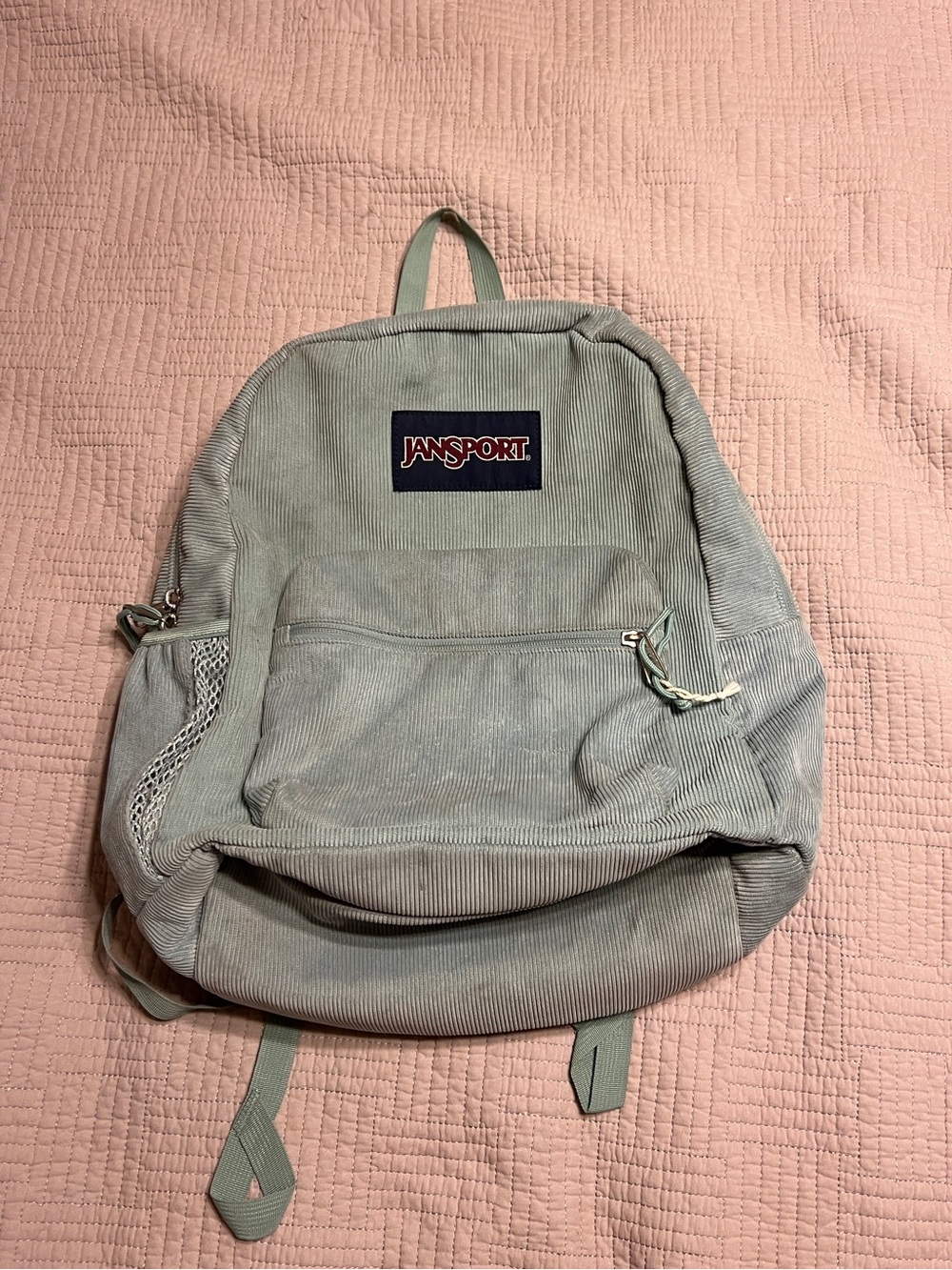 Jansport Light Sage Corduroy Backpack